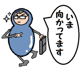 Indomitable Daruma sticker #10562607