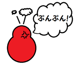 Indomitable Daruma sticker #10562622