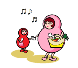 Indomitable Daruma sticker #10562626