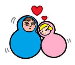 Indomitable Daruma sticker #10562630