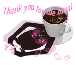 The shadow girl of the cup sticker #10562643