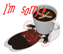 The shadow girl of the cup sticker #10562650