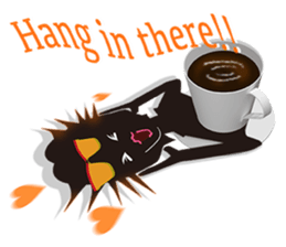 The shadow girl of the cup sticker #10562664