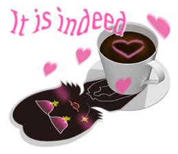 The shadow girl of the cup sticker #10562665