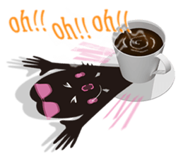 The shadow girl of the cup sticker #10562667