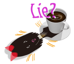 The shadow girl of the cup sticker #10562668