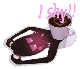 The shadow girl of the cup sticker #10562669