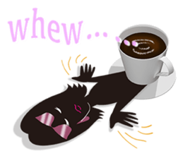 The shadow girl of the cup sticker #10562670