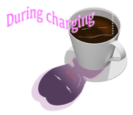 The shadow girl of the cup sticker #10562675