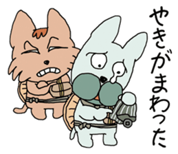 Traveling for dog and cat sticker #10563051