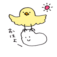 white rice cake sticker #10563122