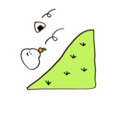 white rice cake sticker #10563153