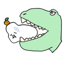 white rice cake sticker #10563154