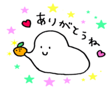 white rice cake sticker #10563159