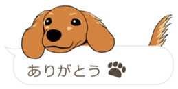 Hukidashi Dachshunds sticker #10563523