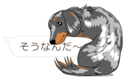 Hukidashi Dachshunds sticker #10563535