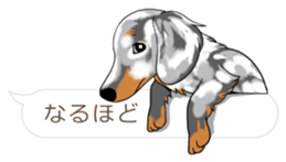 Hukidashi Dachshunds sticker #10563543