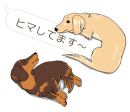 Hukidashi Dachshunds sticker #10563548
