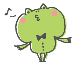 Not a realistic It frog. sticker #10563643