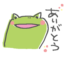 Not a realistic It frog. sticker #10563645