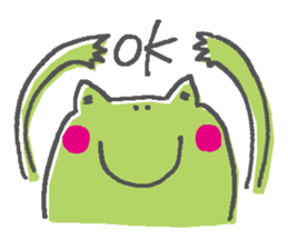 Not a realistic It frog. sticker #10563646