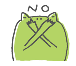 Not a realistic It frog. sticker #10563647