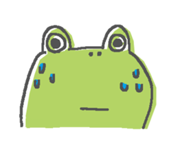 Not a realistic It frog. sticker #10563653