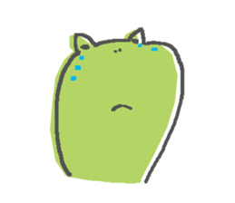 Not a realistic It frog. sticker #10563656