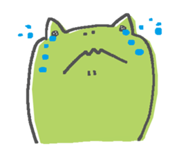 Not a realistic It frog. sticker #10563657
