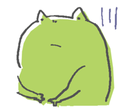 Not a realistic It frog. sticker #10563658