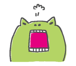 Not a realistic It frog. sticker #10563661