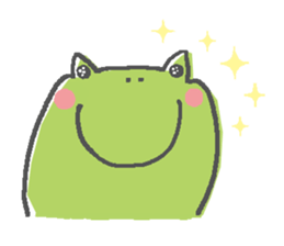 Not a realistic It frog. sticker #10563670