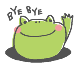 Not a realistic It frog. sticker #10563677