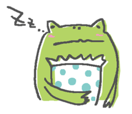 Not a realistic It frog. sticker #10563679