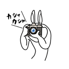 ugly rabbit sticker 2 sticker #10564256