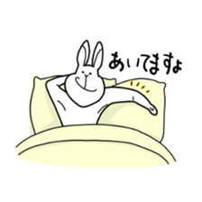 ugly rabbit sticker 2 sticker #10564265