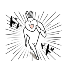 ugly rabbit sticker 2 sticker #10564271