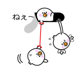 Cute seal Daifukumochi (Balloon version) sticker #10564363