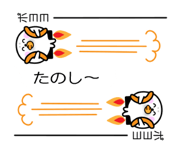 Cute seal Daifukumochi (Balloon version) sticker #10564364