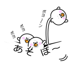 Cute seal Daifukumochi (Balloon version) sticker #10564366