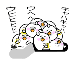 Cute seal Daifukumochi (Balloon version) sticker #10564379