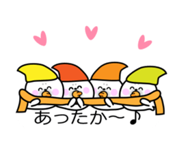 Cute seal Daifukumochi (Balloon version) sticker #10564389