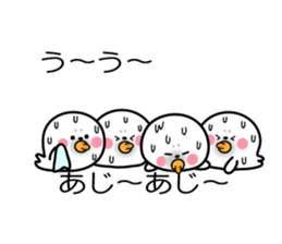 Cute seal Daifukumochi (Balloon version) sticker #10564390