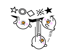 Cute seal Daifukumochi (Balloon version) sticker #10564395