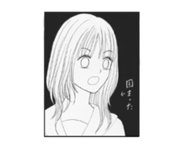 funny Girls' comic sticker #10564448