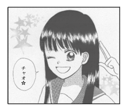 funny Girls' comic sticker #10564467