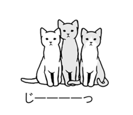 Cats balloon sticker sticker #10564571