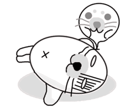 My name is White azarasi sticker #10565248