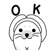 My name is White azarasi sticker #10565273