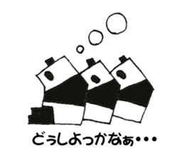 cube animal sticker #10565438